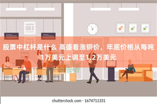 股票中杠杆是什么 高盛看涨铜价，年底价格从每吨1万美元上调至1.2万美元