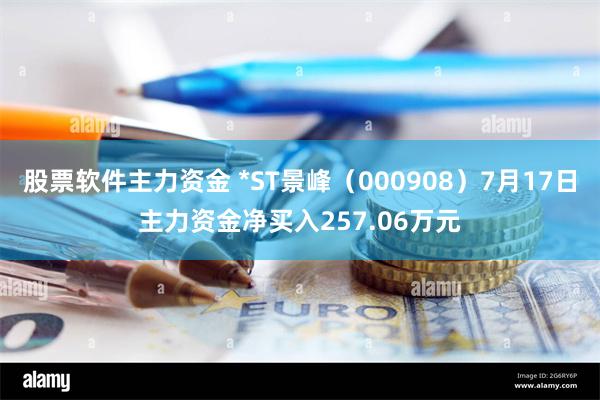 股票软件主力资金 *ST景峰（000908）7月17日主力资金净买入257.06万元